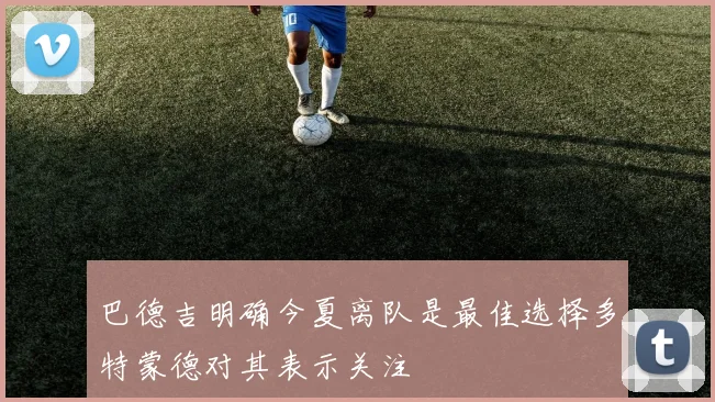 巴德吉明确今夏离队是最佳选择多特蒙德对其表示关注